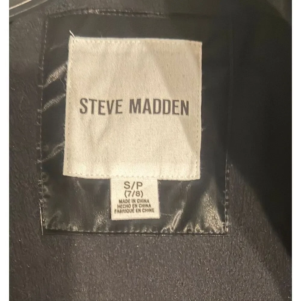 Steve Madden Girls Puffer Jacket Insulated Quilted Long Length Size 7/8